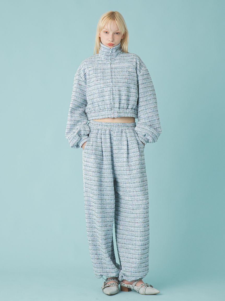 FURFUR「ツイーディトラックブルゾン」|ブルゾン・スタジャン|