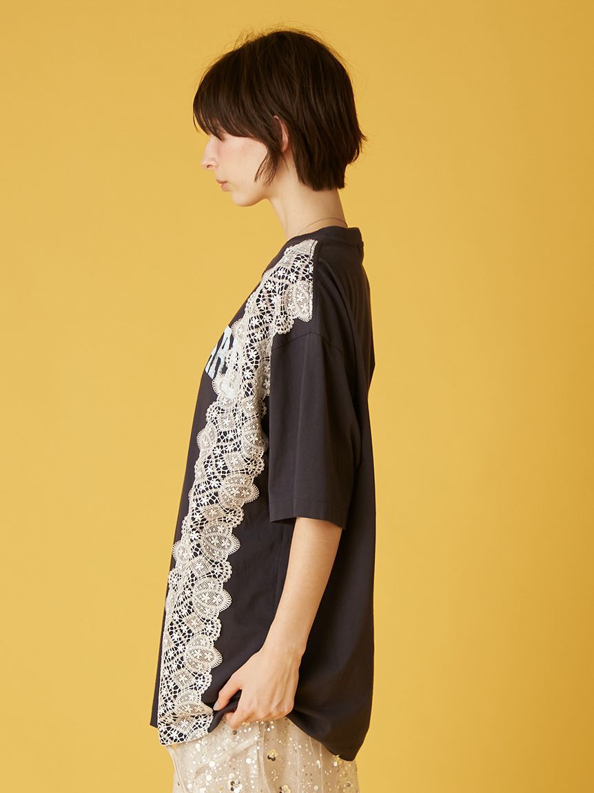 FURFUR「リメイクデザインレースTシャツ」|Tシャツ・カットソー|
