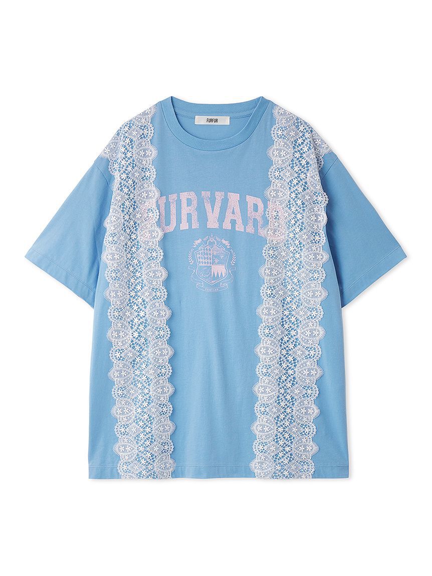 FURFUR「リメイクデザインレースTシャツ」|Tシャツ・カットソー|BLU