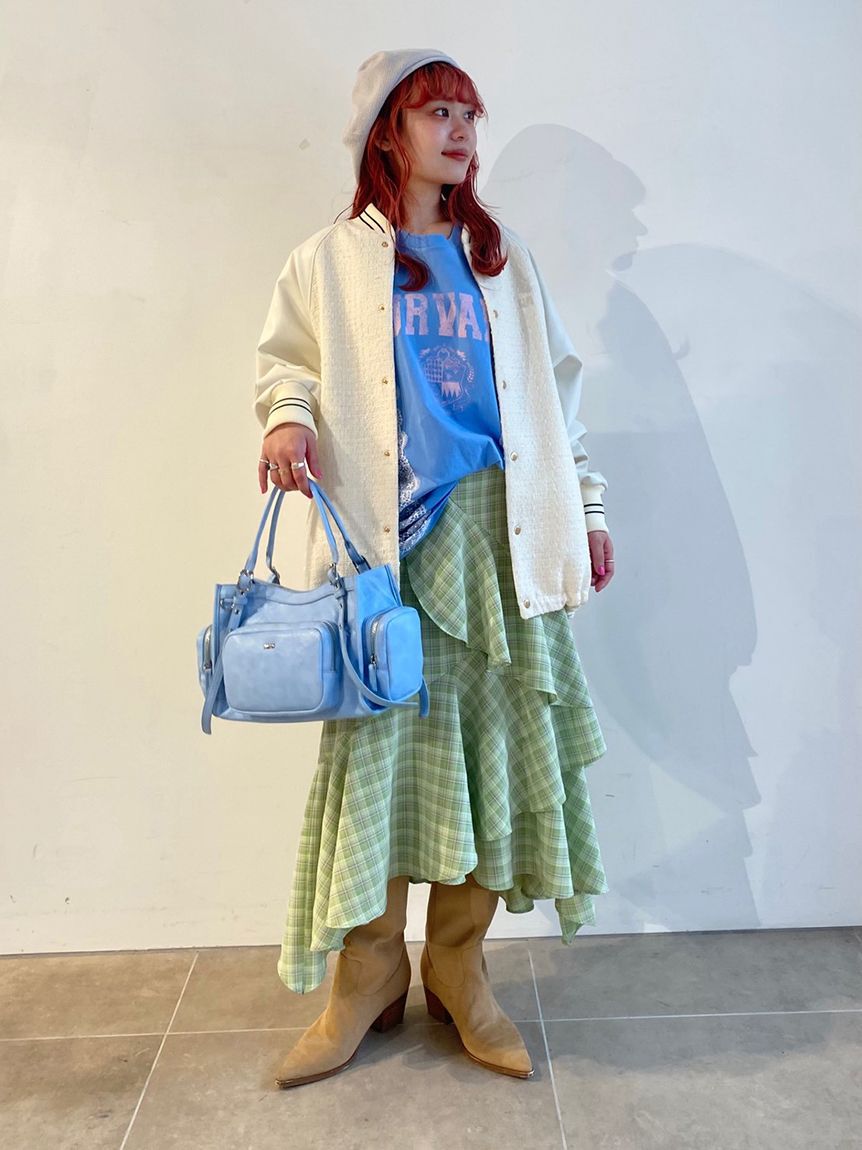 FURFUR「2WAYツイードスタジャン」|ブルゾン・スタジャン|