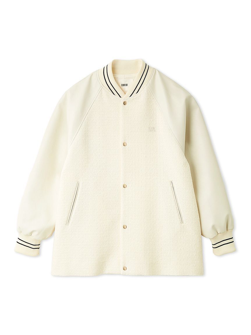 FURFUR「2WAYツイードスタジャン」|ブルゾン・スタジャン|