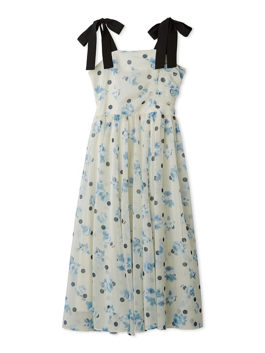 FURFUR「ぼかしフラワープリントワンピース」|ワンピース|