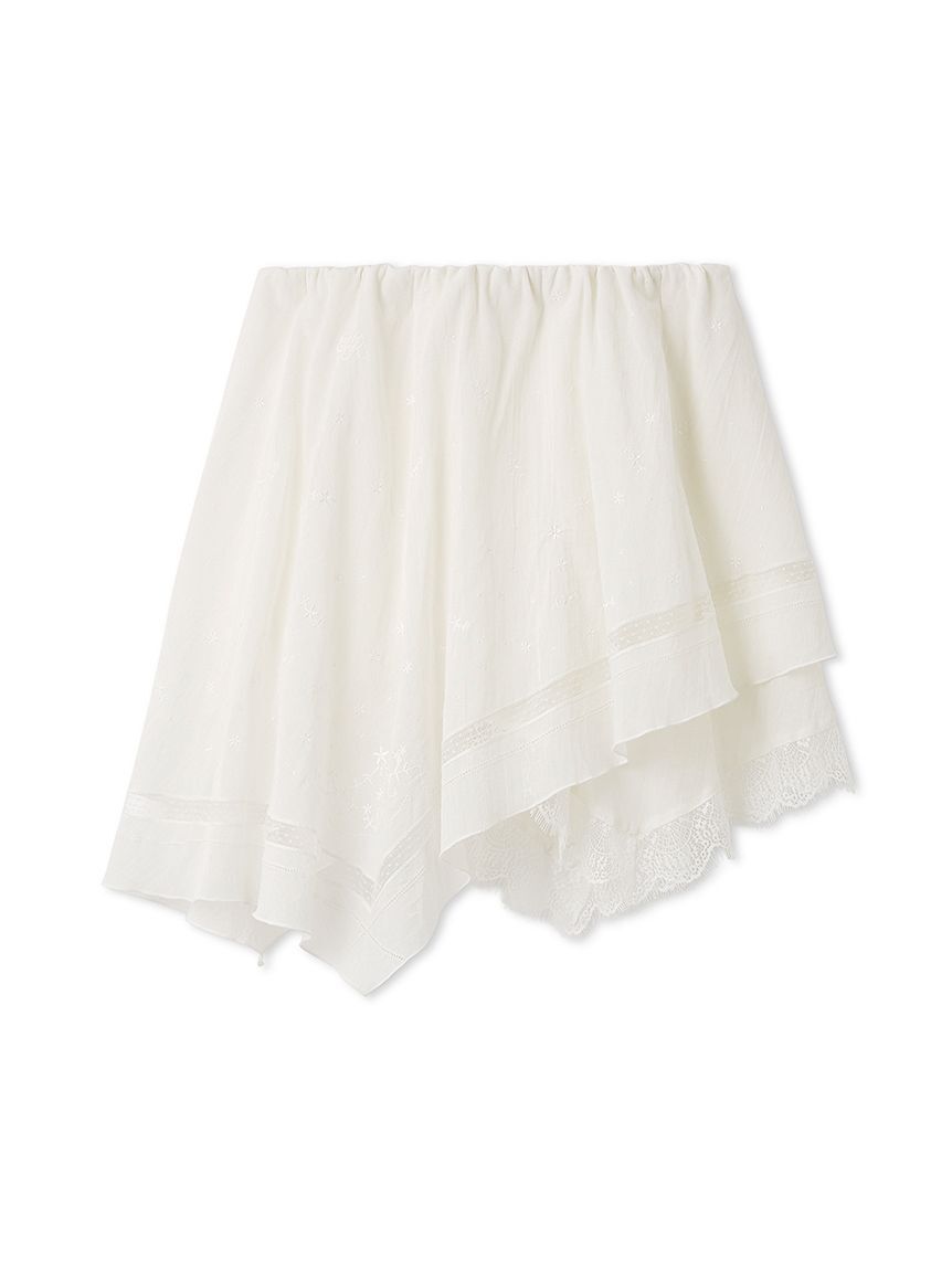 FURFUR「ハンカチ刺繍スカショーパン」|キュロット|
