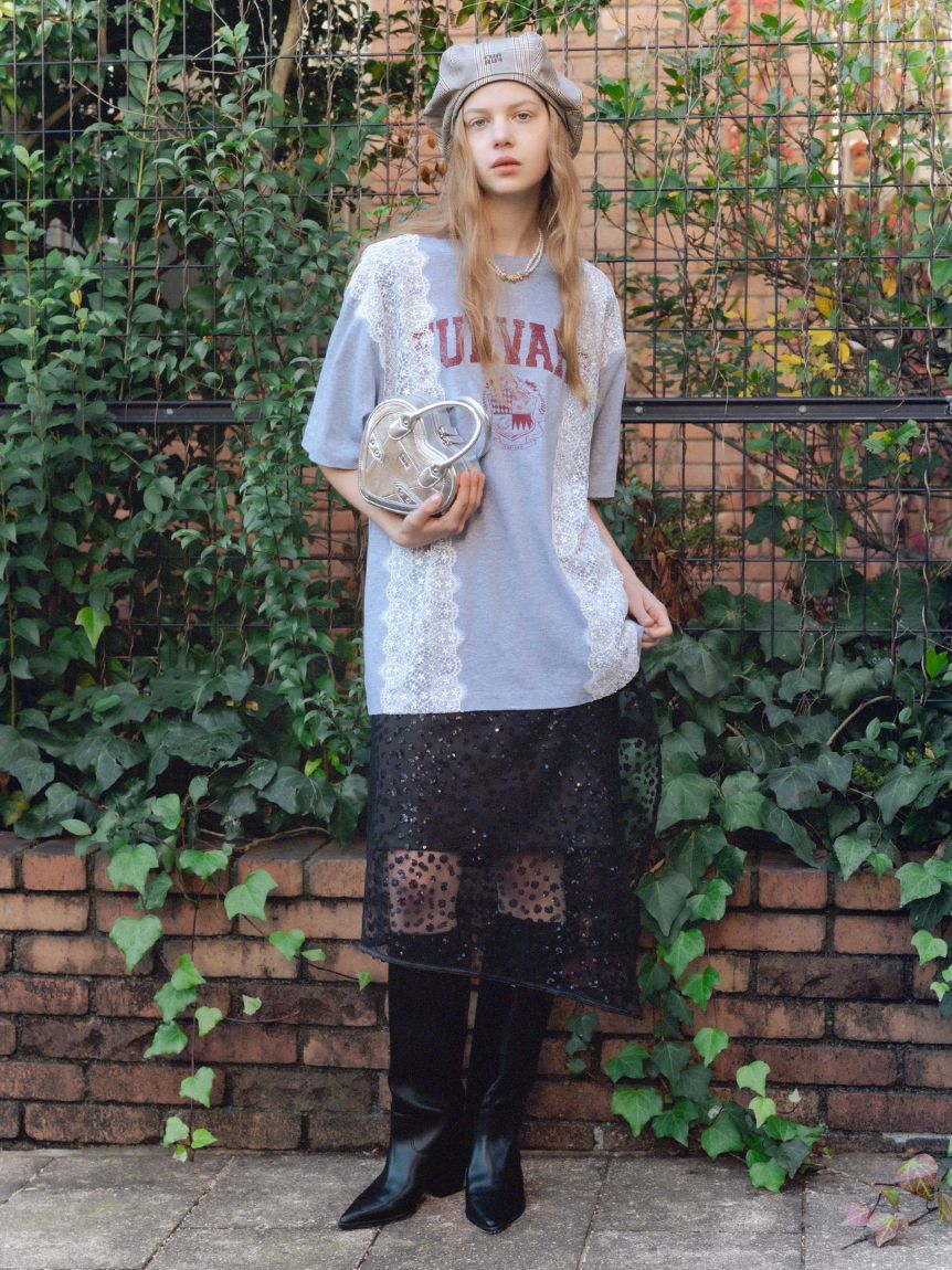 FURFUR「フラワーモチーフパールネックレス」|ネックレス|