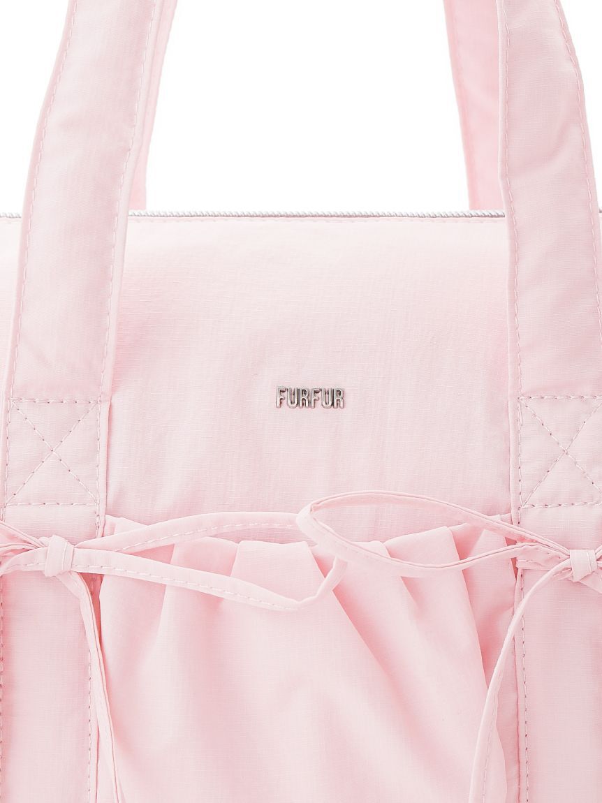 FURFUR「【WEB限定カラー】リボンドラムバッグ」|ショルダー・メッセンジャー|