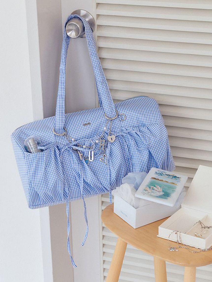 FURFUR「【WEB限定カラー】リボンドラムバッグ」|ショルダー・メッセンジャー|