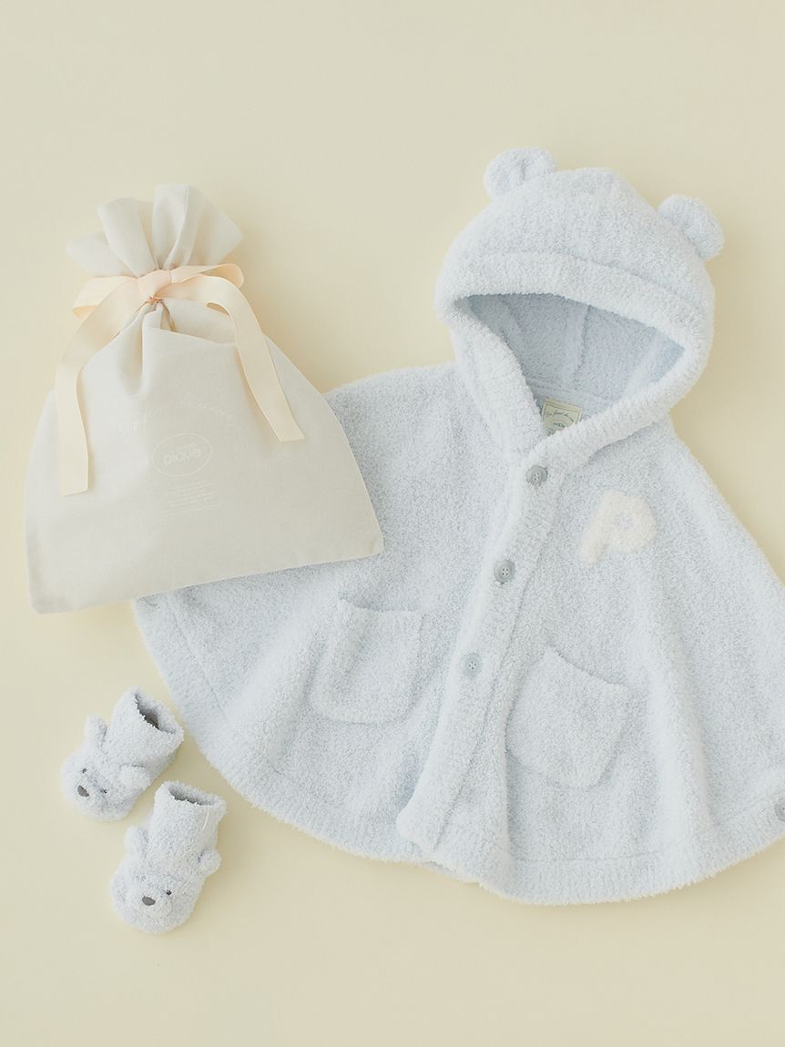 GELATO PIQUE KIDS & BABY「【ラッピング済み】【BABY】パウダーベアポンチョ＆ソックスSET」|その他ベビー用品|BLU
