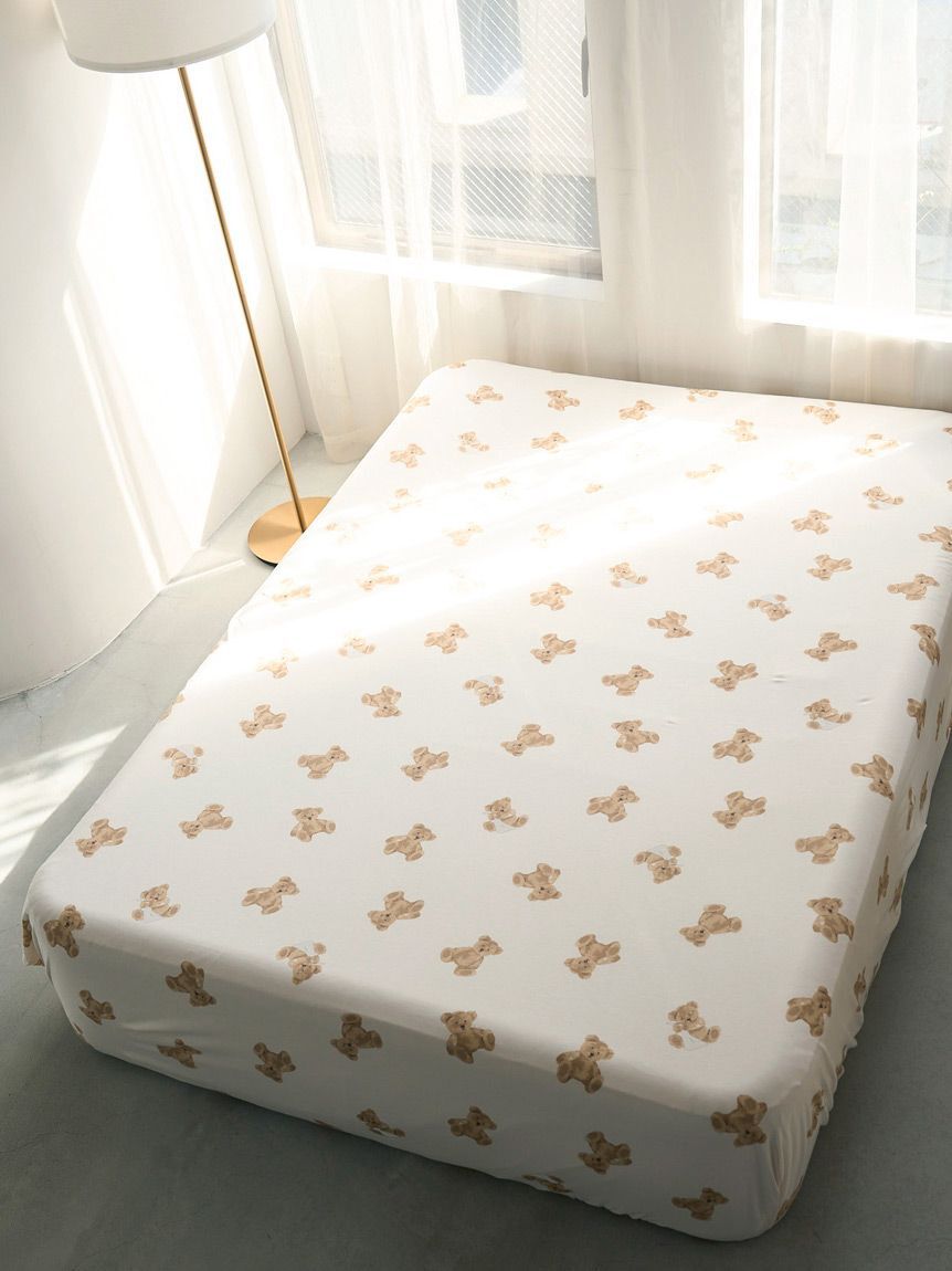 gelato pique Sleep「【Sleep】ベア柄BOXシーツ（セミダブル）」|その他|