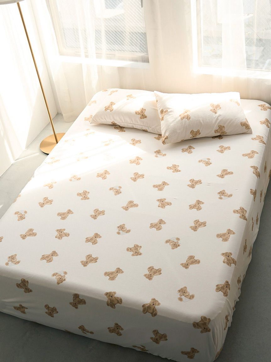 gelato pique Sleep「【Sleep】ベア柄BOXシーツ（セミダブル）」|その他|