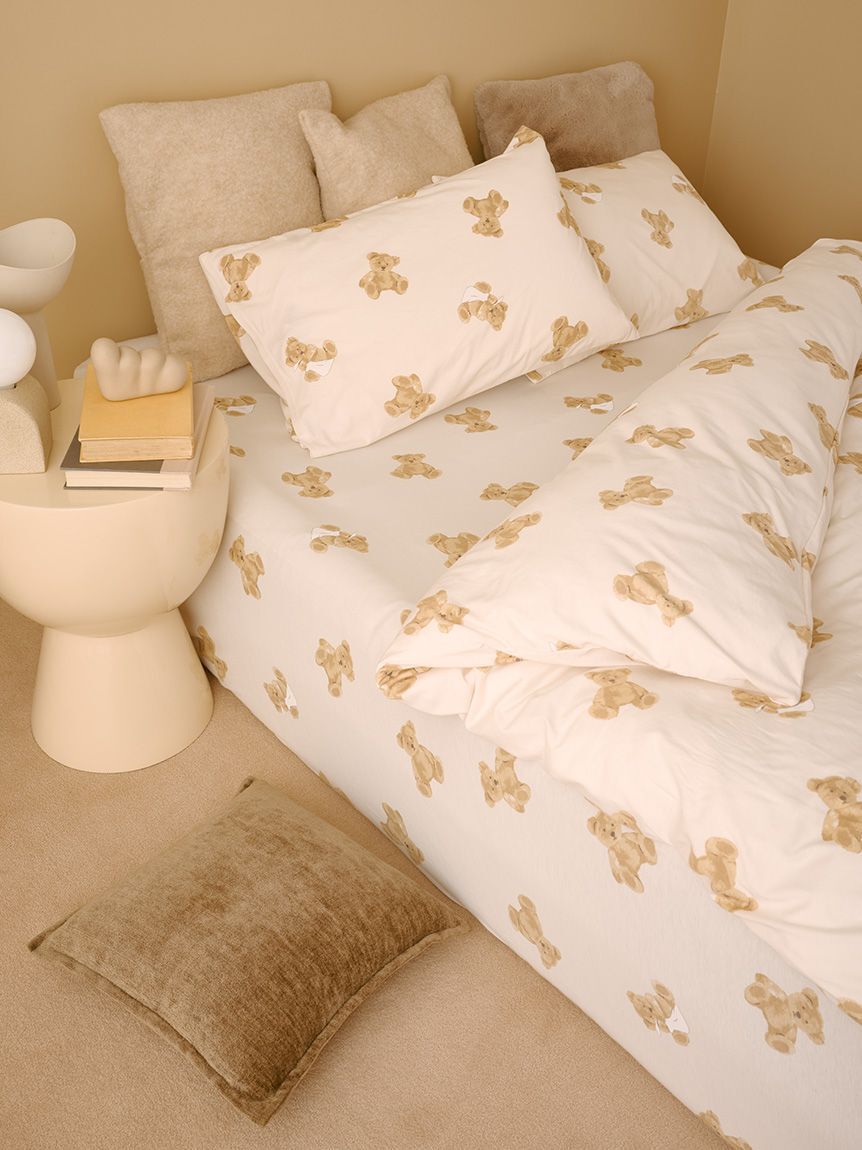 gelato pique Sleep「【Sleep】ベア柄BOXシーツ（セミダブル）」|その他|