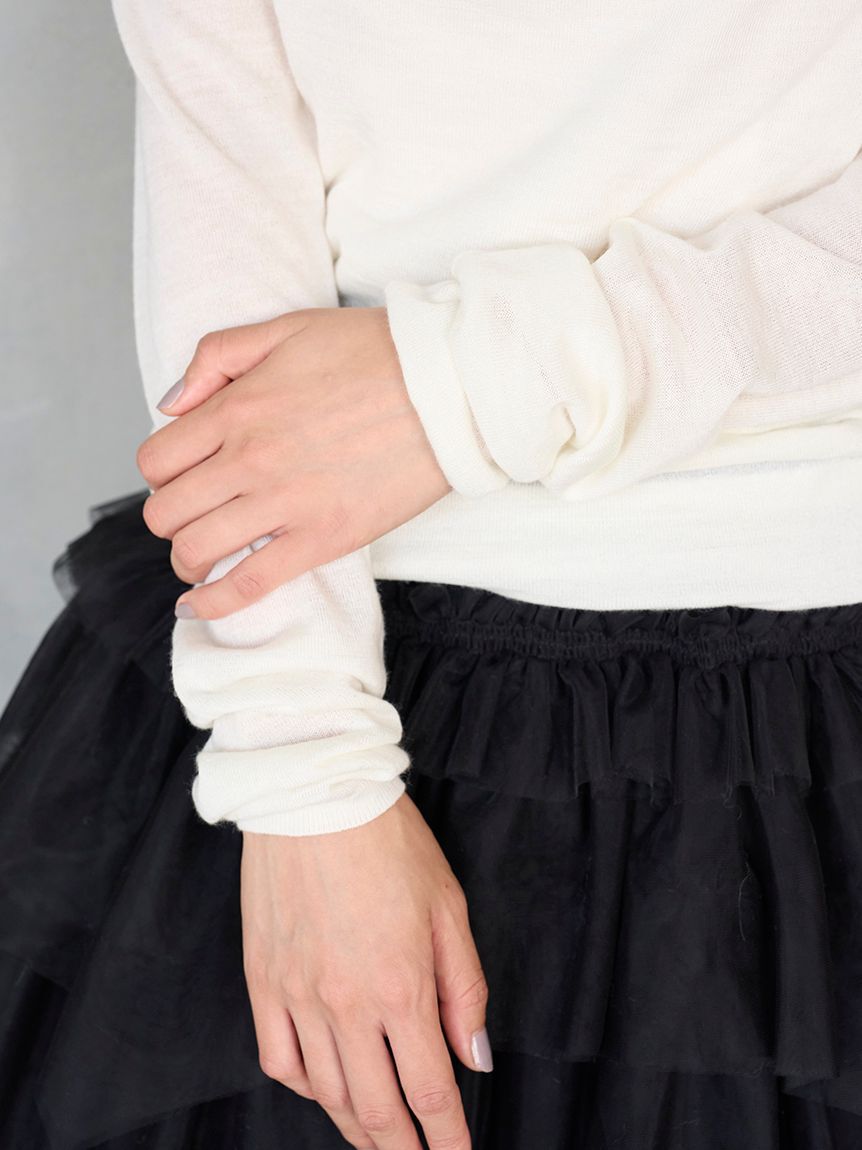 SNIDEL「ドレープニットトップス」|ニット・セーター|