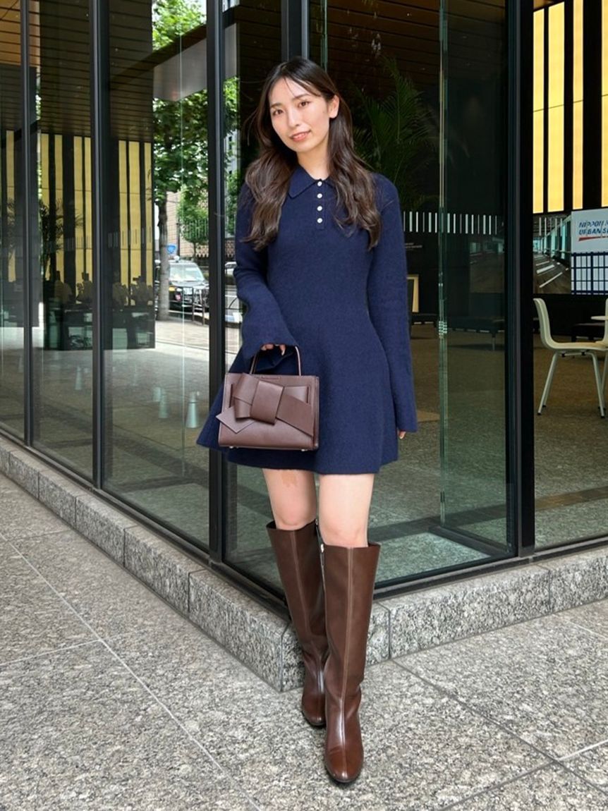 FRAY I.D「【ルエル】リボンミドルバッグ」|ハンドバッグ|