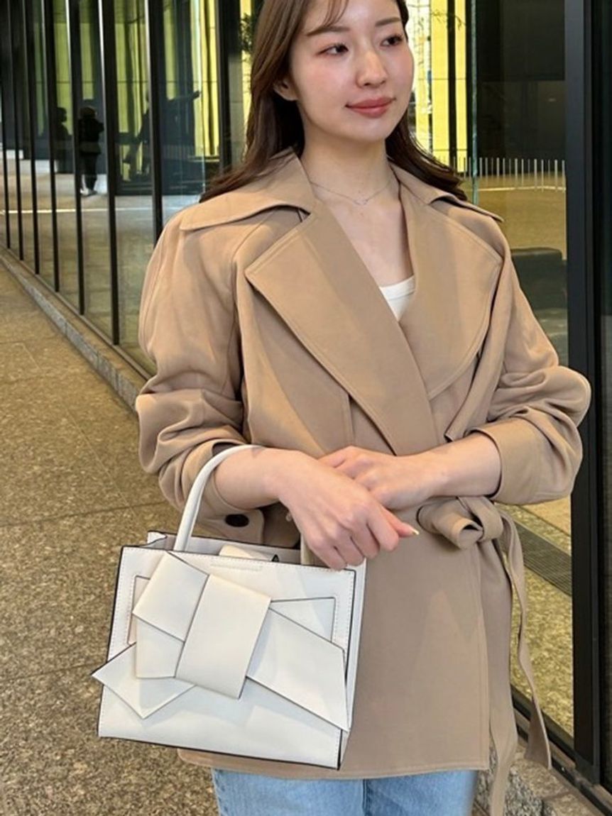 FRAY I.D「【ルエル】リボンミドルバッグ」|ハンドバッグ|