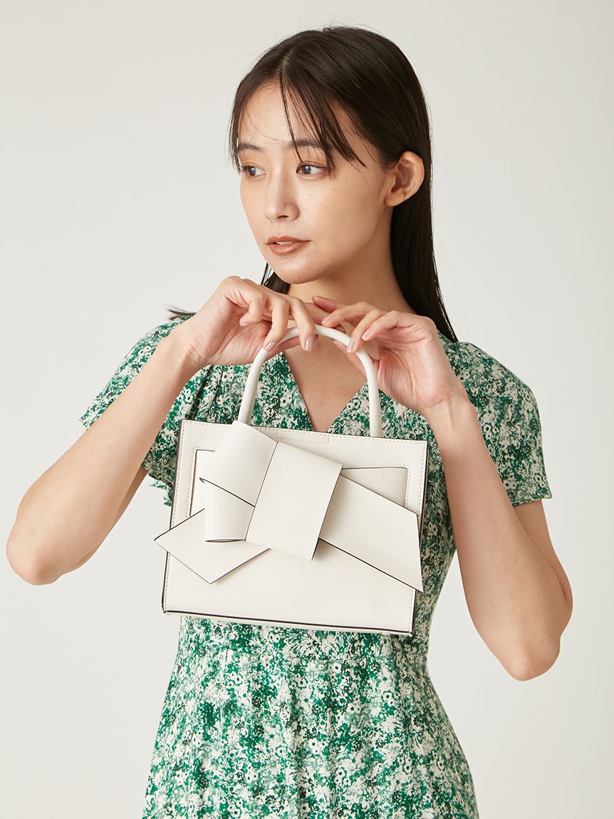 FRAY I.D「【ルエル】リボンミドルバッグ」|ハンドバッグ|