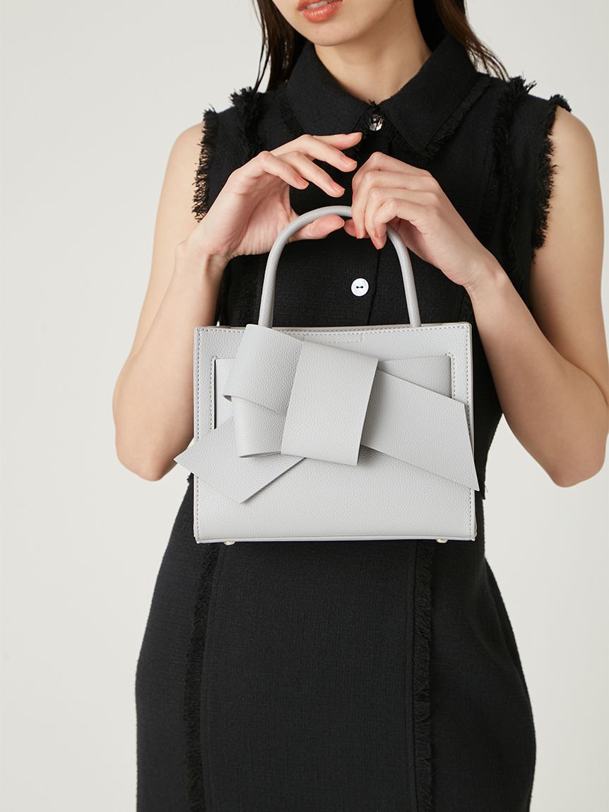 FRAY I.D「【ルエル】リボンミドルバッグ」|ハンドバッグ|