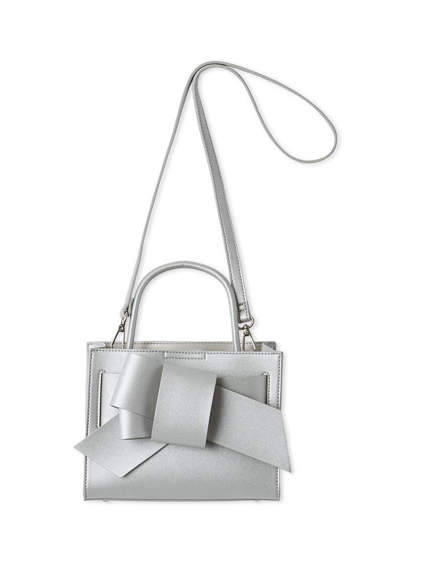 FRAY I.D「【ルエル】リボンミドルバッグ」|ハンドバッグ|SLV