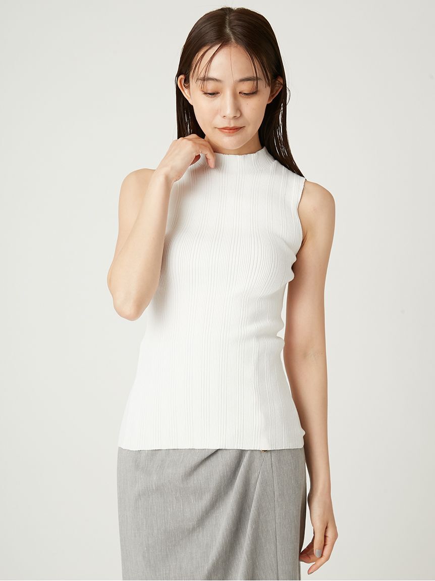 FRAY I.D「ドライタッチノースリーブニット／ウォッシャブル」|ニット・セーター|