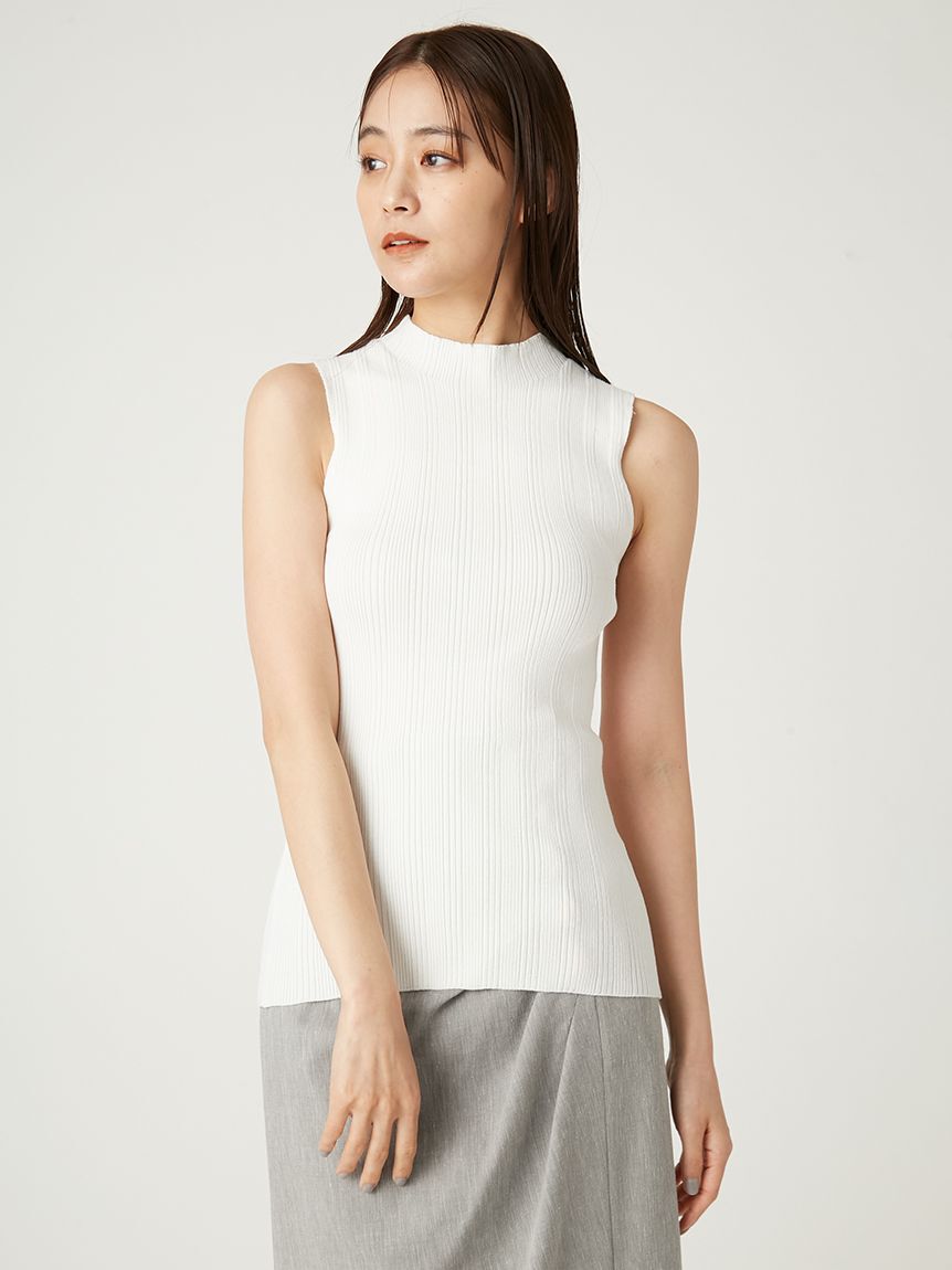 FRAY I.D「ドライタッチノースリーブニット／ウォッシャブル」|ニット・セーター|