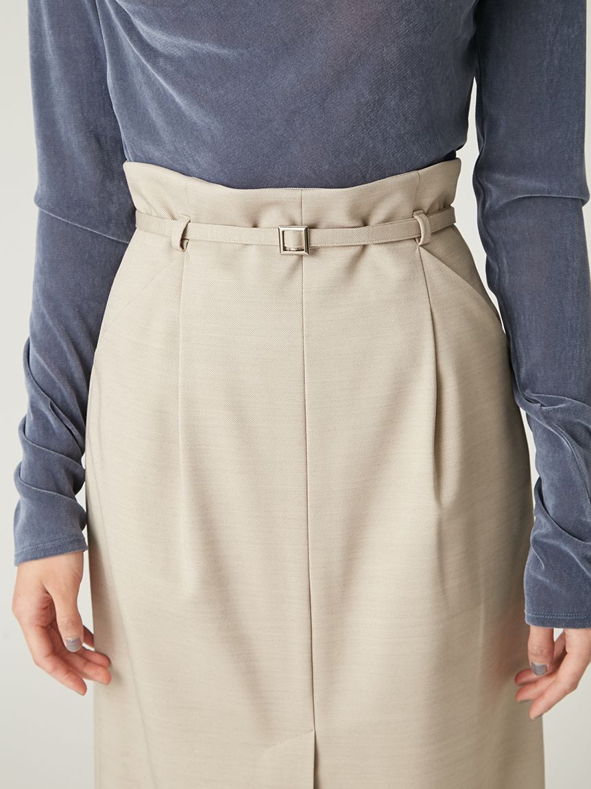 FRAY I.D「ボタンスリットタイトスカート」|スカート|