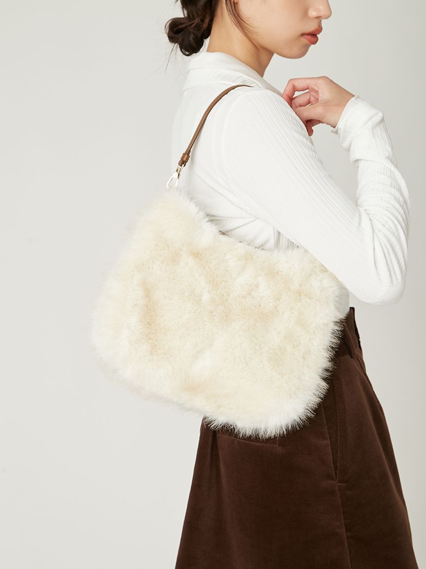 FRAY I.D「エッジトリムファーバッグ」|ショルダー・メッセンジャー|