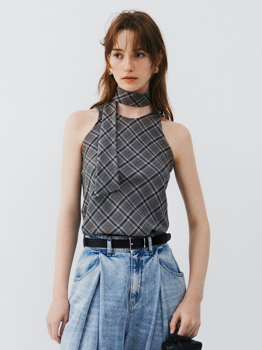 FRAY I.D「ファブリックバリエアメスリトップス」|Tシャツ・カットソー|