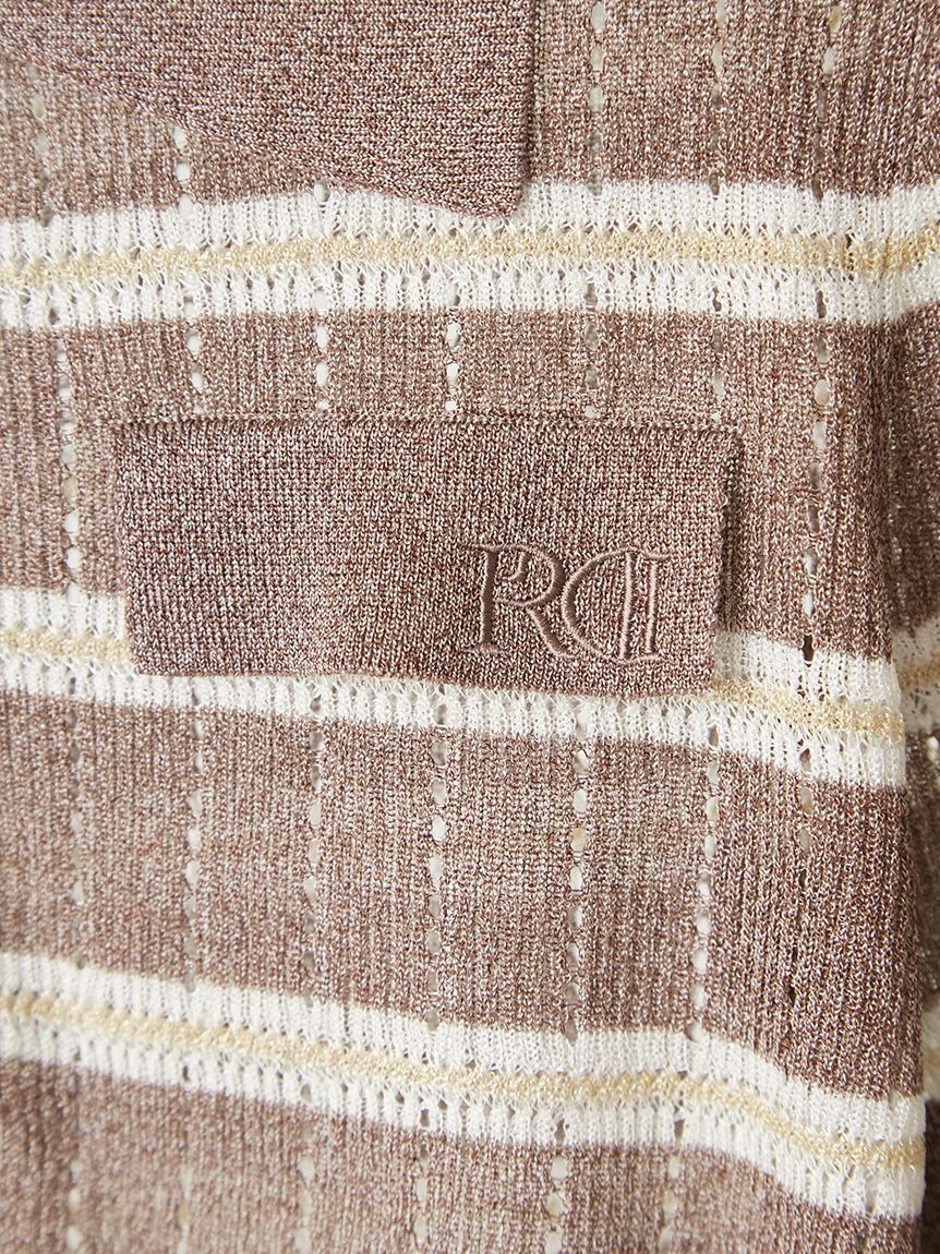 FRAY I.D「アイレットシアーポロニット」|ニット・セーター|