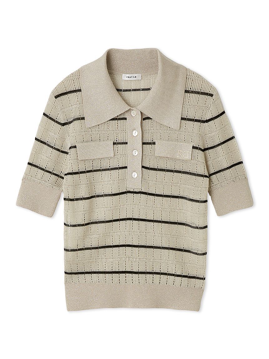 FRAY I.D「アイレットシアーポロニット」|ニット・セーター|
