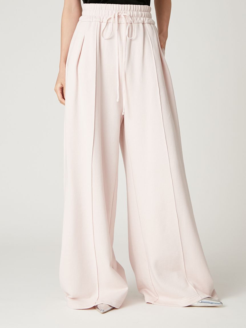 FRAY I.D「ウエストベロアリボンスウェットパンツ」|チノ|