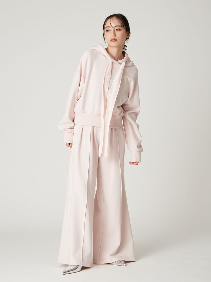 FRAY I.D「ウエストベロアリボンスウェットパンツ」|チノ|