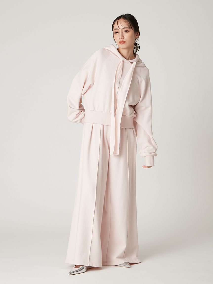 FRAY I.D「ウエストベロアリボンスウェットパンツ」|チノ|