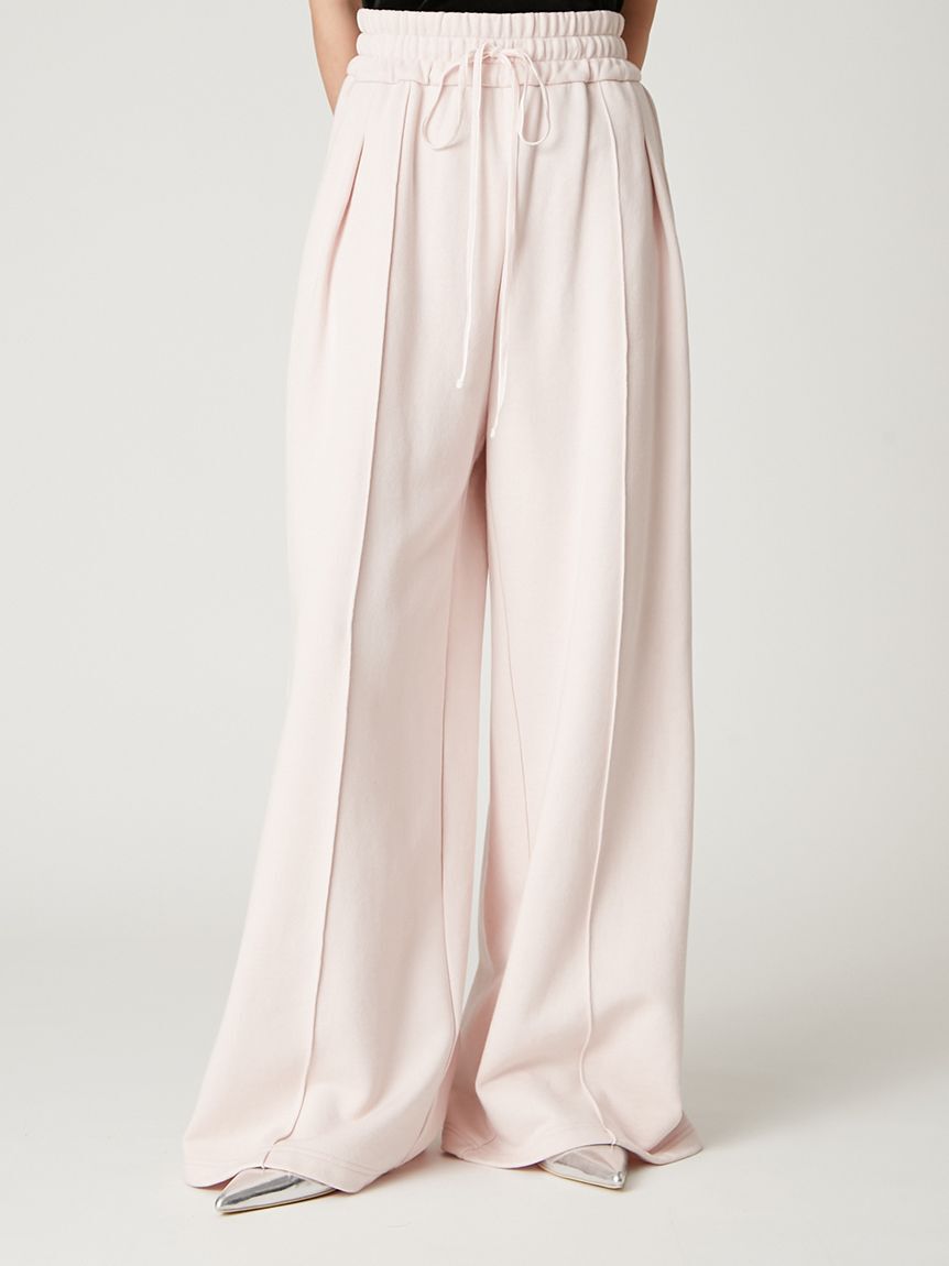 FRAY I.D「ウエストベロアリボンスウェットパンツ」|チノ|