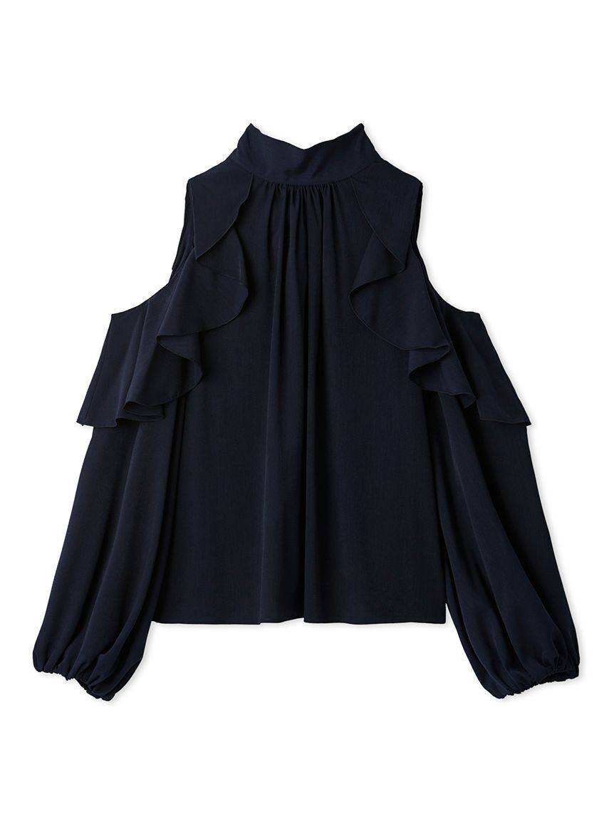 FRAY I.D「【限定カラー】2wayショルダーフリルボウタイブラウス」|シャツ・ブラウス|