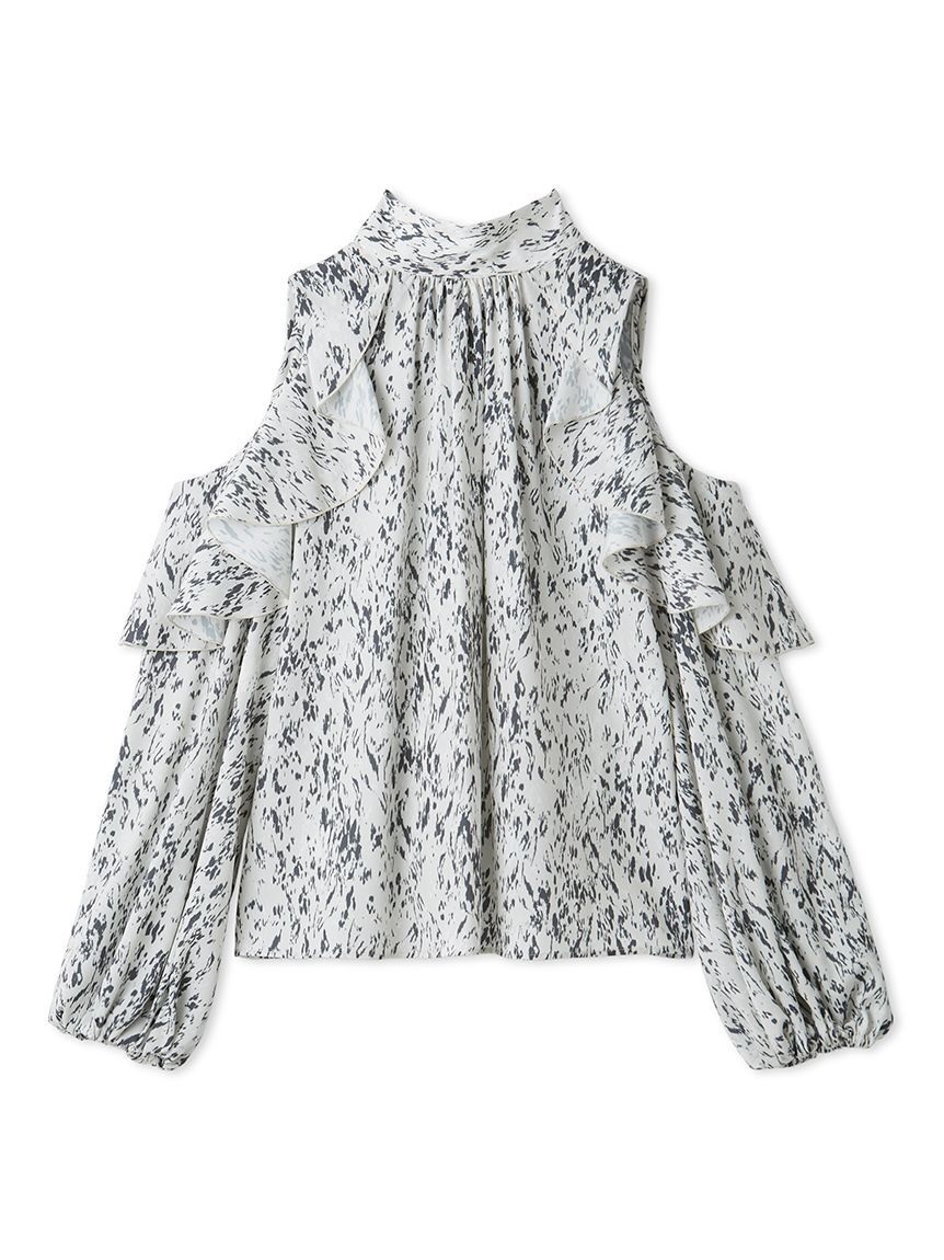 FRAY I.D「【限定カラー】2wayショルダーフリルボウタイブラウス」|シャツ・ブラウス|