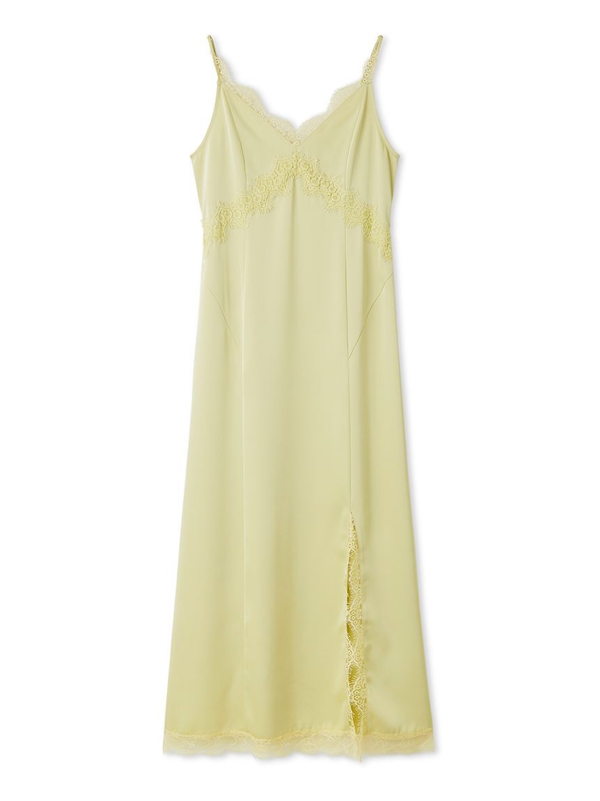 FRAY I.D「【限定カラー】レーストリムキャミワンピース」|ワンピース|