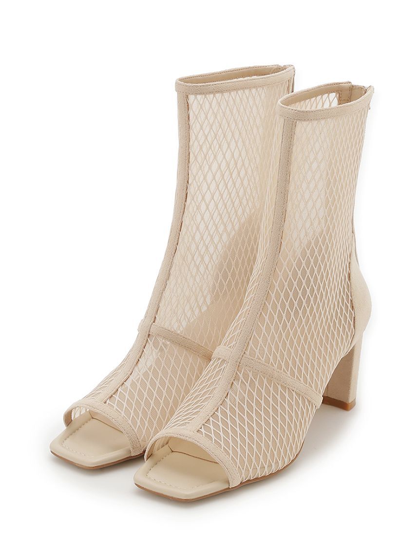 FRAY I.D「オープントゥメッシュブーツ」|ショートブーツ|