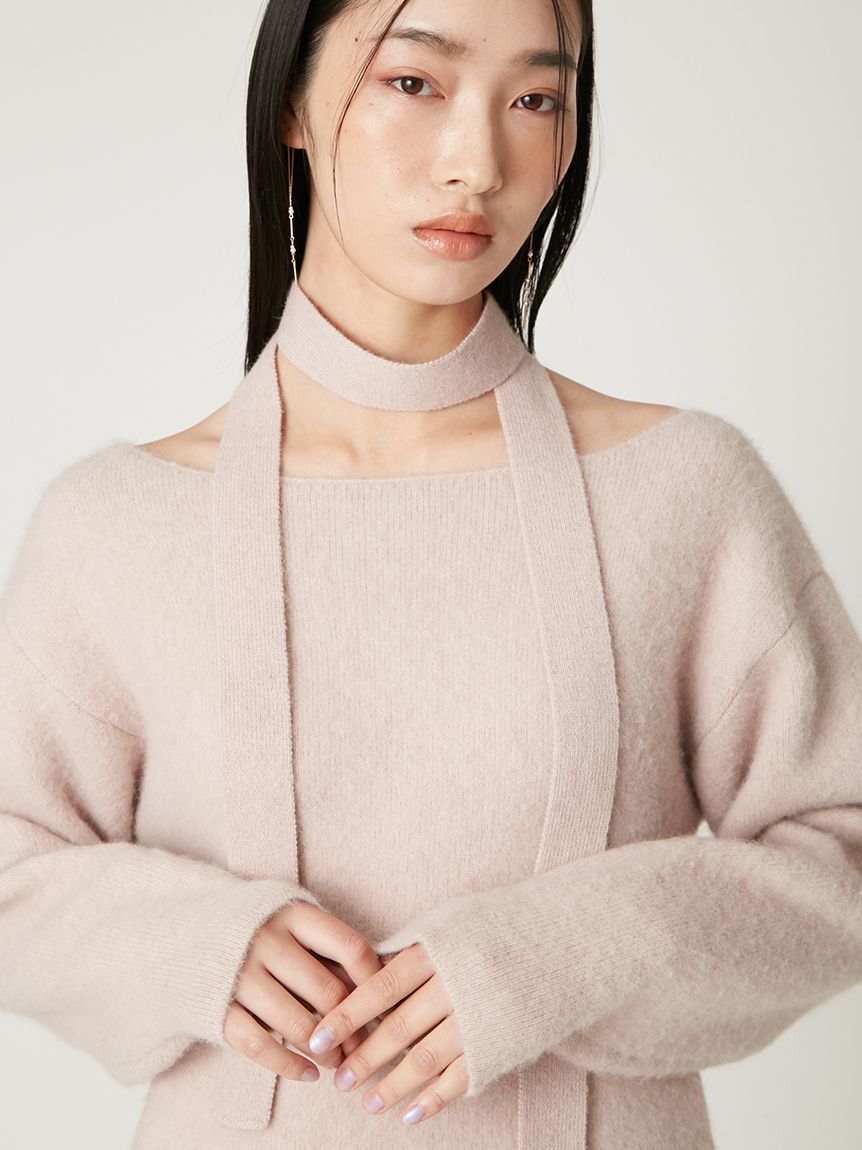 FRAY I.D「フォックスウールミニニットワンピース」|ワンピース|