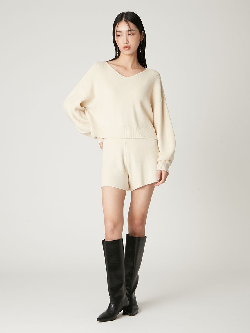 FRAY I.D「ウォッシャブルカシミヤシルクニットショートパンツ／ウォッシャブル」|その他|