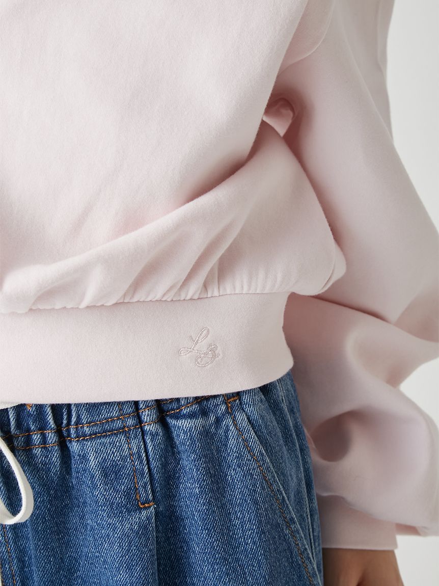 LILY BROWN「【WEB限定カラー】ドレープオフショルボンディングスウェット」|スウェット・ジャージ|