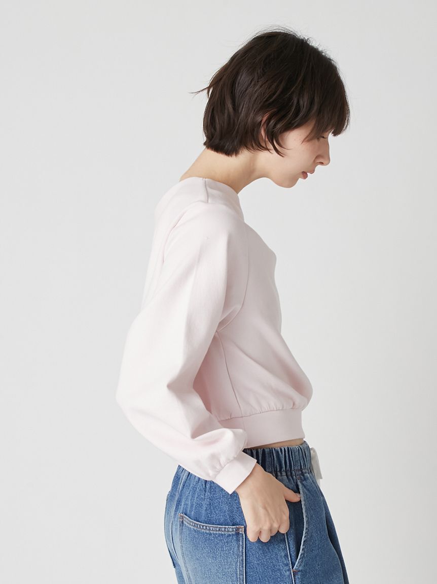 LILY BROWN「【WEB限定カラー】ドレープオフショルボンディングスウェット」|スウェット・ジャージ|