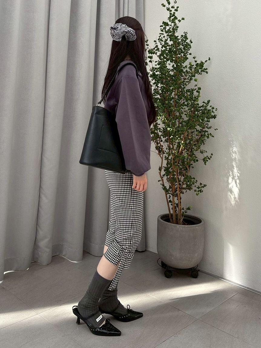 LILY BROWN「【WEB限定カラー】ドレープオフショルボンディングスウェット」|スウェット・ジャージ|