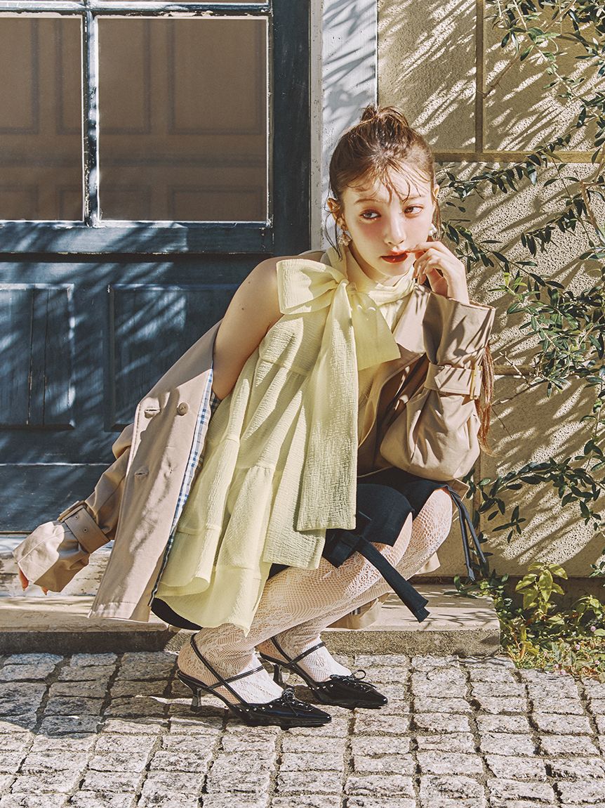 LILY BROWN「【WEB限定カラー】アメスリティアードブラウス」|シャツ・ブラウス|