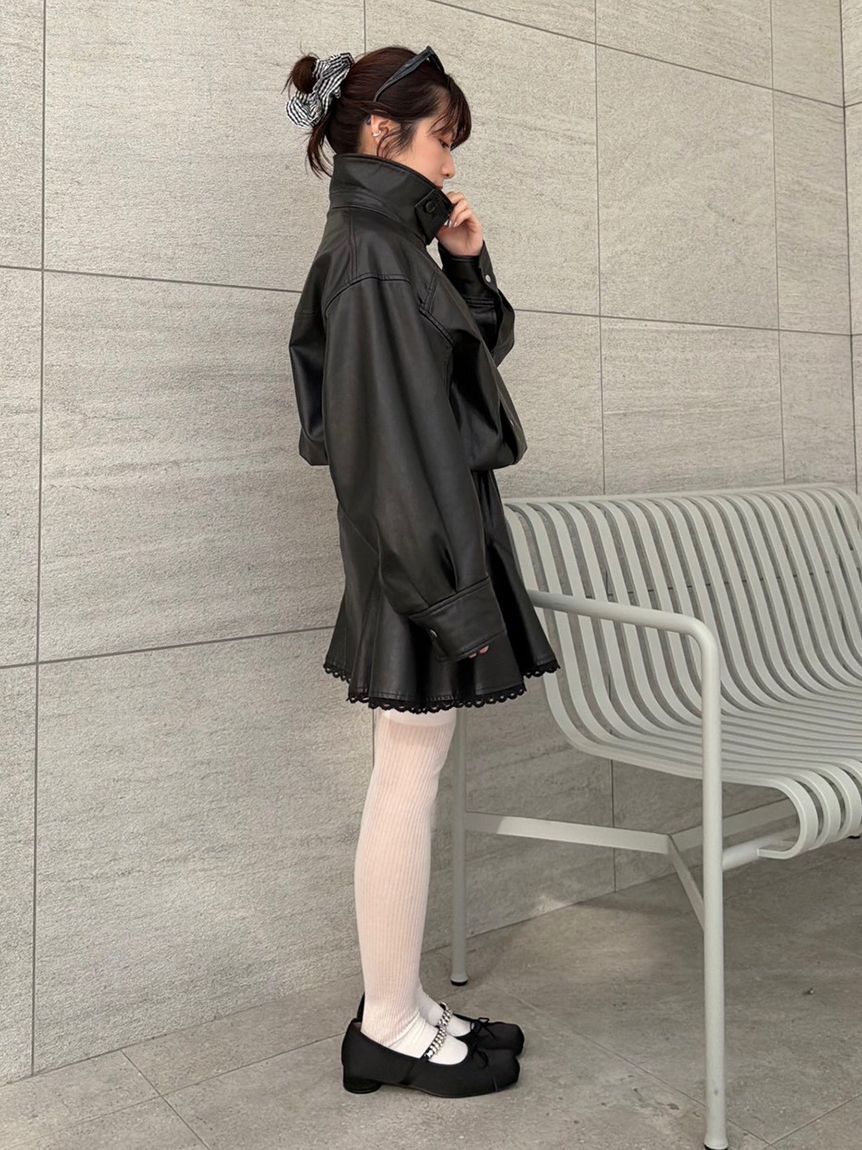 LILY BROWN「バルーンジップブルゾン」|ブルゾン・スタジャン|