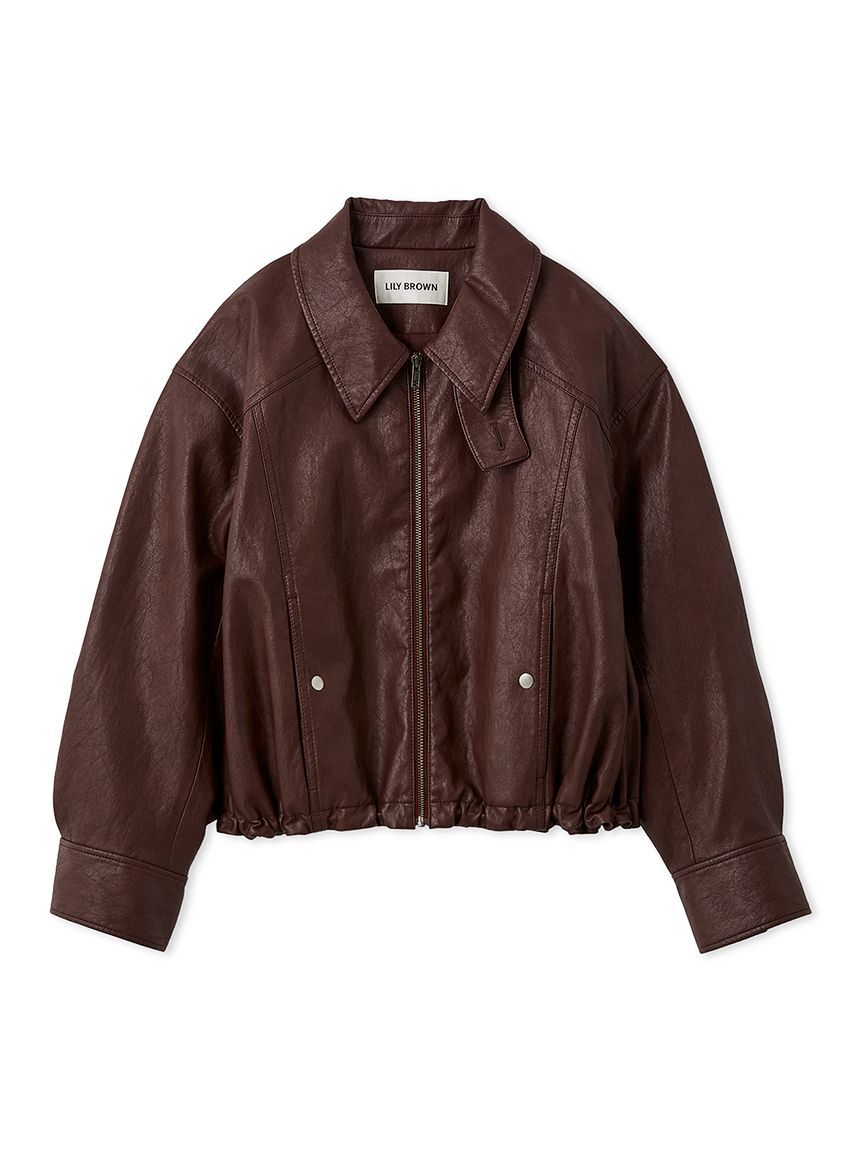 LILY BROWN「バルーンジップブルゾン」|ブルゾン・スタジャン|