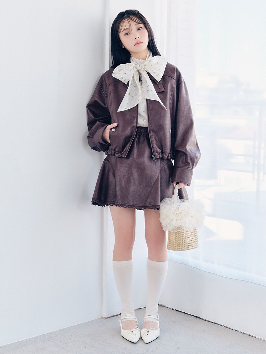 LILY BROWN「バルーンジップブルゾン」|ブルゾン・スタジャン|