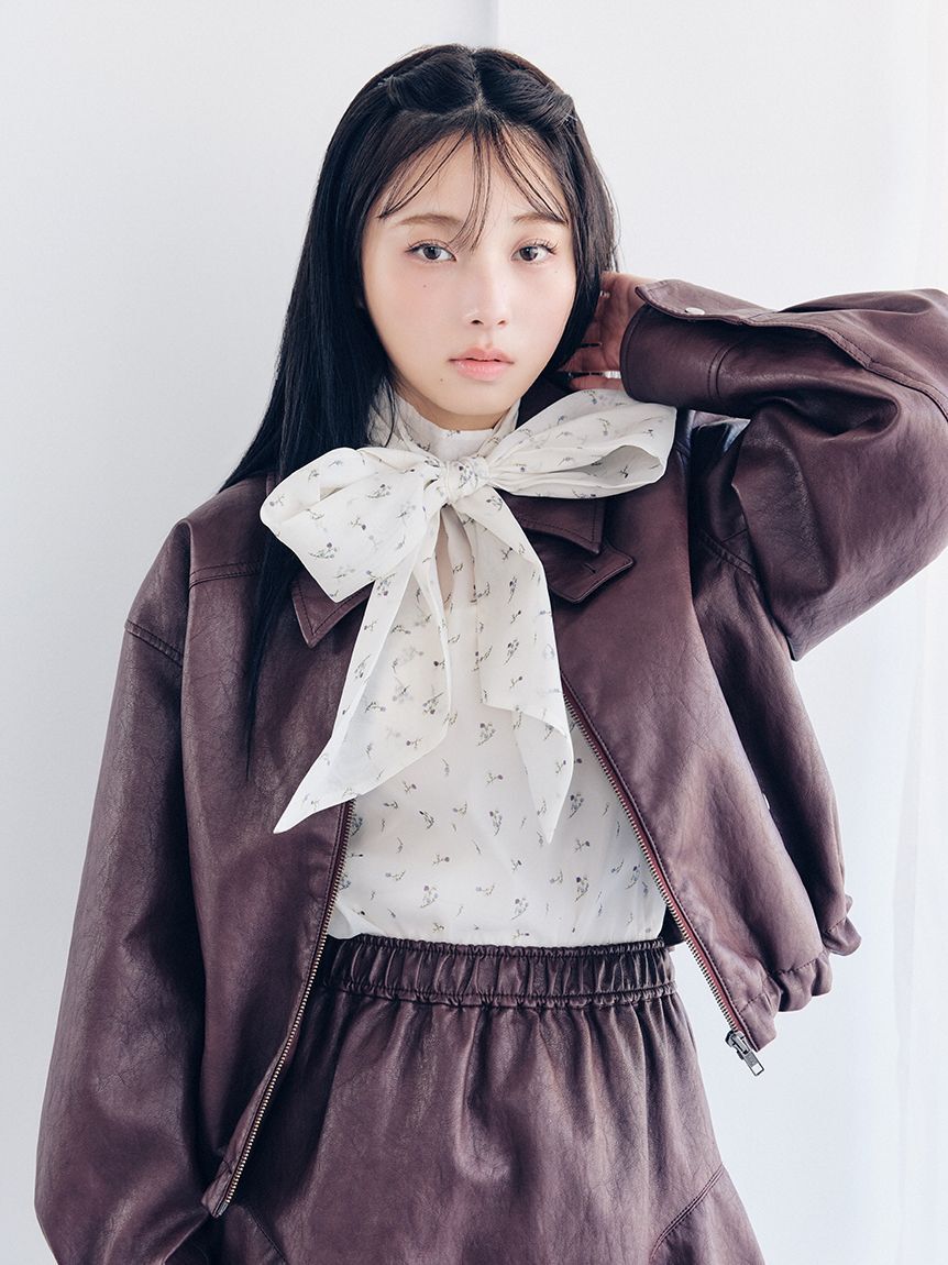 LILY BROWN「バルーンジップブルゾン」|ブルゾン・スタジャン|BRD