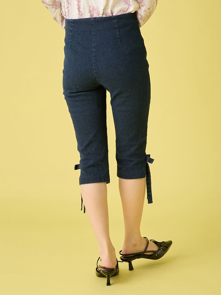 LILY BROWN「サイドリボンカプリパンツ」|その他|