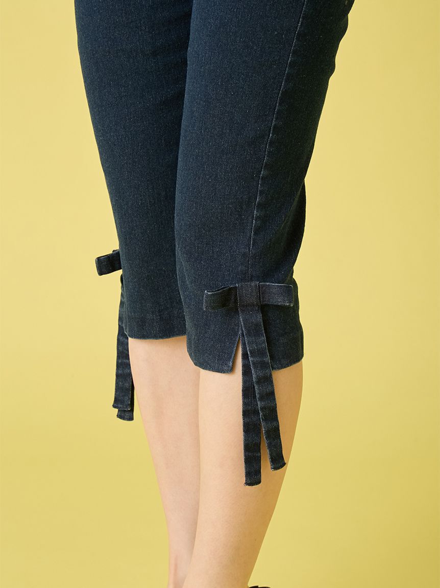 LILY BROWN「サイドリボンカプリパンツ」|その他|