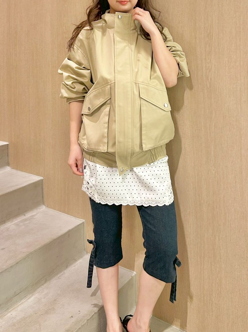 LILY BROWN「サイドリボンカプリパンツ」|その他|