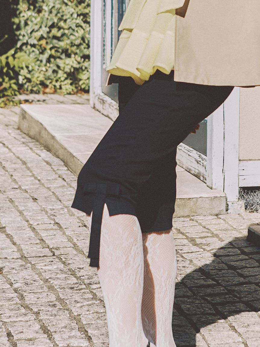 LILY BROWN「サイドリボンカプリパンツ」|その他|