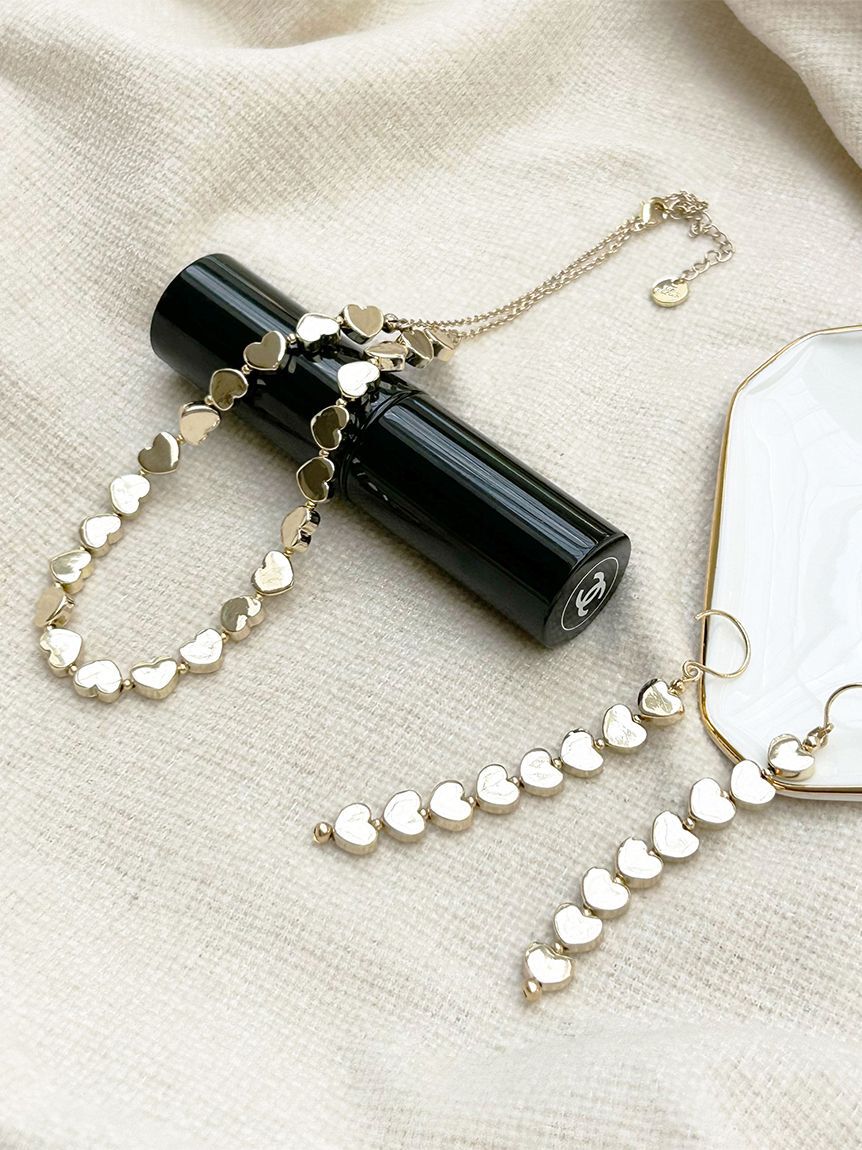 LILY BROWN「メタルハートチェーンネックレス」|ネックレス|